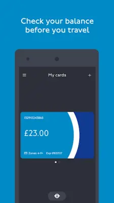 TfL Oyster and contactless android App screenshot 6